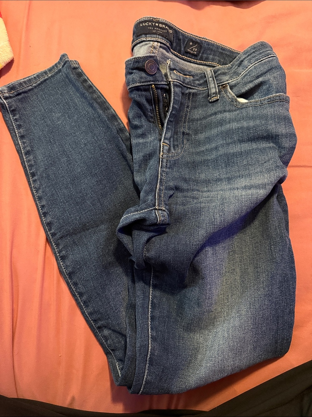 Lucky Brand Women's Medium Blue Skinny Jeans